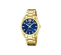Festina Damenuhr Analog aus Edelstahl 316l Goldfarben