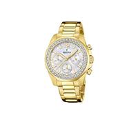 Festina Damenuhr Analog aus Edelstahl 316l Goldfarben