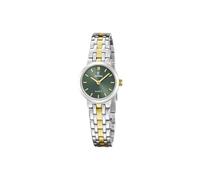 Festina Damenuhr Analog aus Edelstahl 316L Goldfarben | Quarzuhr, Widerstandsfähiges Mineralglas, Wasserdicht 5 ATM, F20747/3, Mademoiselle