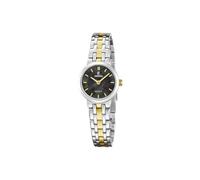 Festina Damenuhr Analog aus Edelstahl 316L Goldfarben | Quarzuhr, Widerstandsfähiges Mineralglas, Wasserdicht 5 ATM, F20747/4, Mademoiselle