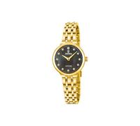 Festina Damenuhr Analog aus Edelstahl 316L Goldfarben | Quarzuhr, Widerstandsfähiges Saphirglas, Wasserdicht 5 ATM, F20745/4, Mademoiselle
