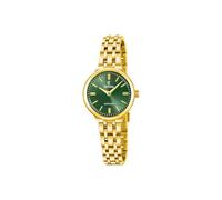 Festina Damenuhr Analog aus Edelstahl 316L Goldfarben | Quarzuhr, Widerstandsfähiges Saphirglas, Wasserdicht 5 ATM, F20745/3, Mademoiselle