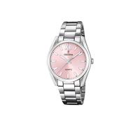 Festina Damenuhr Analog aus Edelstahl 316l Silberfarben