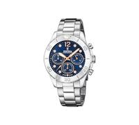 Festina Damenuhr Analog aus Edelstahl 316l Silberfarben