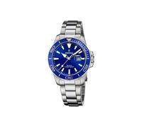 Festina Damenuhr Analog aus Edelstahl 316l Silberfarben