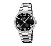 Festina Damenuhr Analog aus Edelstahl 316l Silberfarben