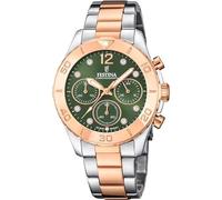 Festina Damen-Armbanduhr Boyfriend F20605/2 – Edelstahl 316L Silber, Quarzchronograph, 10 ATM