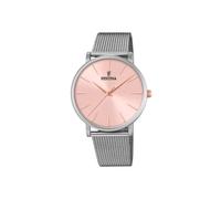 Festina Damenuhr Analog aus Edelstahl 316l Silberfarben