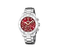 Festina Damenuhr Analog aus Edelstahl 316l Silberfarben