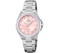 Festina Damenuhr Analog aus Edelstahl 316l Silberfarben