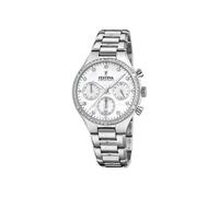 Festina Damenuhr Analog aus Edelstahl 316l Silberfarben