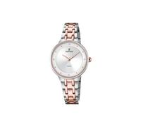 Festina Damenuhr Analog aus Edelstahl 316l Silberfarben | Quarzwerk, Widerstandsfähiges Mineralglas, Wasserdicht 5 ATM F20626/1, Mademoiselle