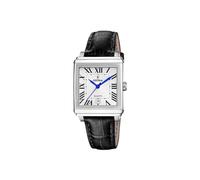 Festina Damenuhr Analog aus Edelstahl und Leder Schwarz
