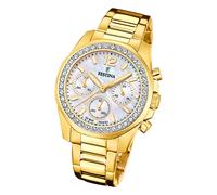 Festina Damenuhr Boyfriend F20609/1 Armbanduhr Edelstahl gold UF20609/1
