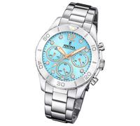 Festina Damenuhr Edelstahl silber Festina Boyfriend Armbanduhr UF20603/4