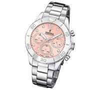 Festina Damenuhr Edelstahl silber Festina Boyfriend Armbanduhr UF20603/7