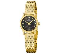 Festina Damenuhr Mademoiselle F20750/6 – 23 mm Analog Quarz Mineralglas – Goldfarben/Schwarz