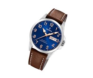 Festina Edelstahl Herren Uhr F20358/B Armband-Uhr braun Klassik UF20358/B