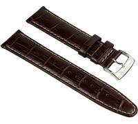 Festina Ersatzband Leder 21mm Dunkelbraun Kroko-Optik F16372/2