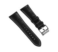 FESTINA F16235/6 F16235 Ersatzband Leder 28 mm Alligatorprägung schwarz/weiß