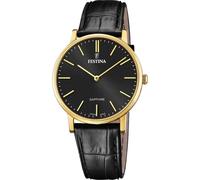 FESTINA Herren Festina Schweizer Uhr »Festina Swiss Made, F20016/3« schwarz / gold, Größe One Size, 4753849 Schwarz / Gold One Size