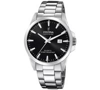 Festina F20024/4 Herrenuhr Stahl/Schwarz mit Saphirglas