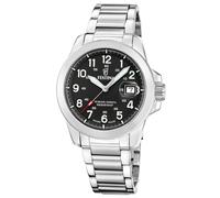Festina F20081/4 Herren-Quarzuhr Stahl/Schwarz mit 3 Bändern