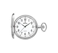 Festina F2021/1 Taschenuhr mit Kette Uhr Herrenuhr Weiss