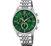 Festina Herrenuhr Timeless Chronograph F20285/8 – Edelstahl 316L, Quarz, Mineralglas, 5 ATM