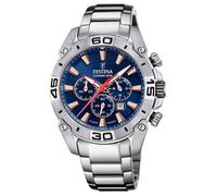 Festina Herren Uhr Chrono Bike F20543/3 Edelstahl dunkelblau