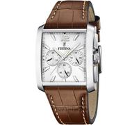 Festina Uhren F20636/1 Chronograph für Herren Rechteckig mit Lederband