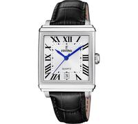 Festina Armbanduhr On The Square F20681/1 - 34 mm - Quarz - Mineralglas - schwarzes Lederband