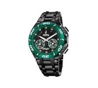 Festina F20762/2 Chrono Bike Connected Chronograph Uhr Herrenuhr Edelstahl Edelstahl 20 bar Analog Chrono Datum schwarz