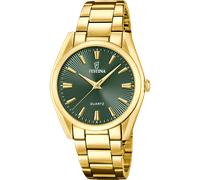 Festina Damenuhr Quarz Goldfarben/Grün F20640/B