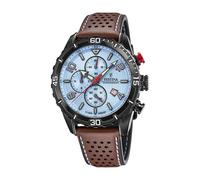 Festina F20519/1 Chronograph Uhr Herrenuhr Leder Chrono Datum braun