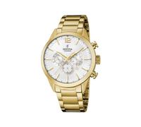 Festina Herren Armbanduhr aus Edelstahl in der Farbe Gold 44mm, Wasserdichtigkeit: 5 Bar, F20633/1