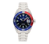 Festina Herren Taucheruhr F20669/4 Edelstahl Blau, Rot