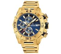 Festina Herren Armbanduhr Prestige F20492/2 Chronograph Edelstahl gelbgold IP