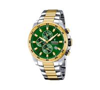 Festina F20562/3 Chronograph Uhr Herrenuhr Edelstahl Datum bicolor