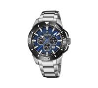 Festina Uhren F20641/2 Herrenuhr Chronograph Stahl/Blau