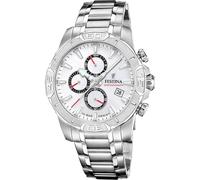 Festina Uhr Für Herren F20704/1 Timeless Chronograph Silber Edelstahl Case SilberEdelstahl Band