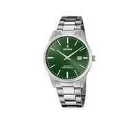 Festina Herren Uhr Analog aus Edelstahl 316L Silber - Quarzwerk - Kalender - Mineralglas mit hoher Widerstandsfähigkeit - Wasserdicht bis 5 ATM F20511/5