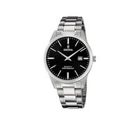 Festina Herren Uhr Analog aus Edelstahl 316L Silber - Quarzwerk - Kalender - Mineralglas mit hoher Widerstandsfähigkeit - Wasserdicht bis 5 ATM F20511/4