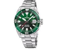 Festina Herrenuhr Diver Original F20669/2 – 41 mm – Quarz – Saphirglas – 20 ATM – Edelstahl 316L