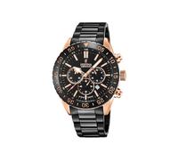 FESTINA Herren Uhr schwarz / rosegold, Größe One Size, 7375151 Schwarz / Rosegold One Size