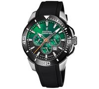Festina Armbanduhr F20642/C Herren Chronograph Quarz Chrono Bike Schwarz Kautschuk Mineralglas 10 ATM