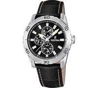 Festina Herren-Armbanduhr XL Sport Multifunktion Analog Quarz Leder F16607/4