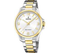 Festina Herren Uhr Petite F20657/1 Solar, Edelstahl bicolor
