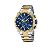 Festina Herrenuhr Chronograph F20562/2 Quarz Edelstahl 316L Mineralglas Datum 10 ATM bicolor