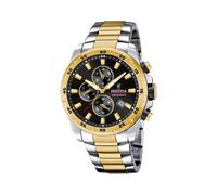 Festina Herrenuhr F20562/4 Chronograph, Edelstahl 316L, bicolor, Datum